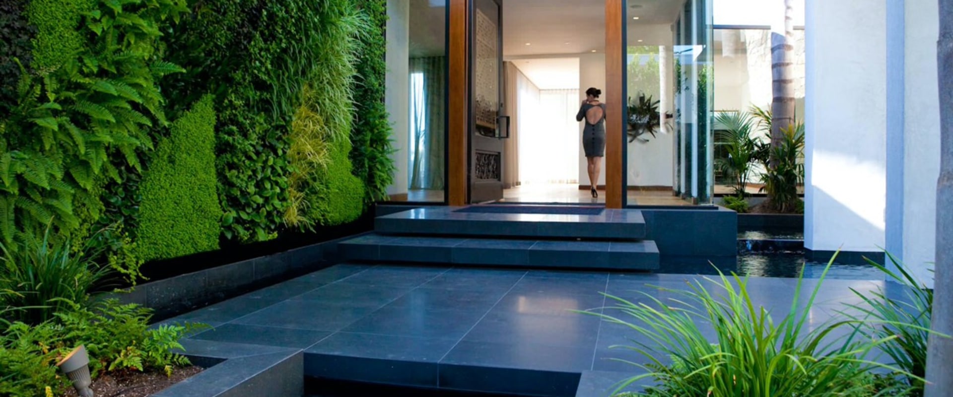 Creating a Welcoming Entrance with a Vertical Garden