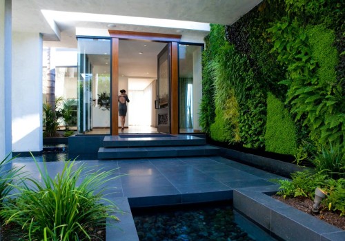 Creating a Welcoming Entrance with a Vertical Garden